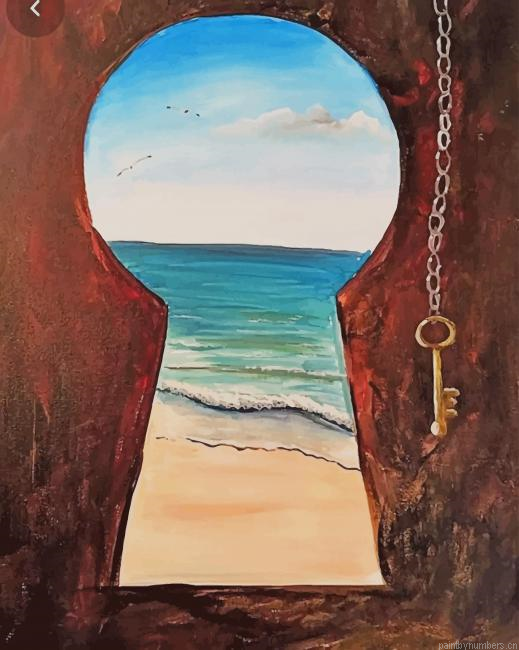 Ocean Keyhole Painting By Numbers.png