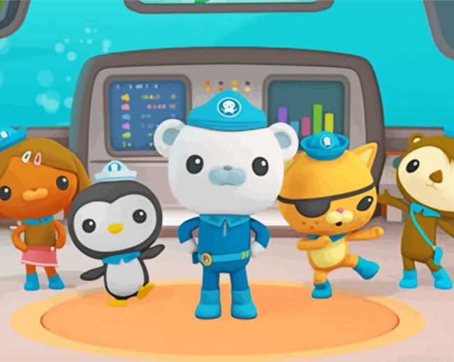 Octonauts Characters Painting By Numberss.png