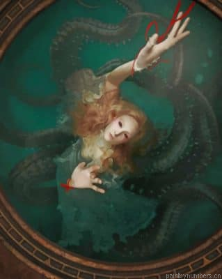 Octopus Woman Painting By Numberss.png