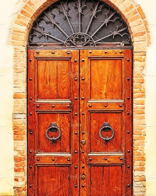 Old Italian Door Painting By Numberss.png