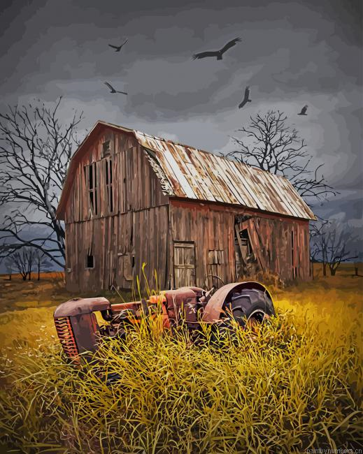 Old Wood Barn Painting By Numbers.png