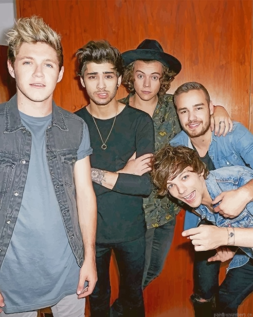 One Direction Band Singers Painting By Numberss.png