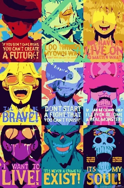 One Piece Anime Painting By Numberss.png