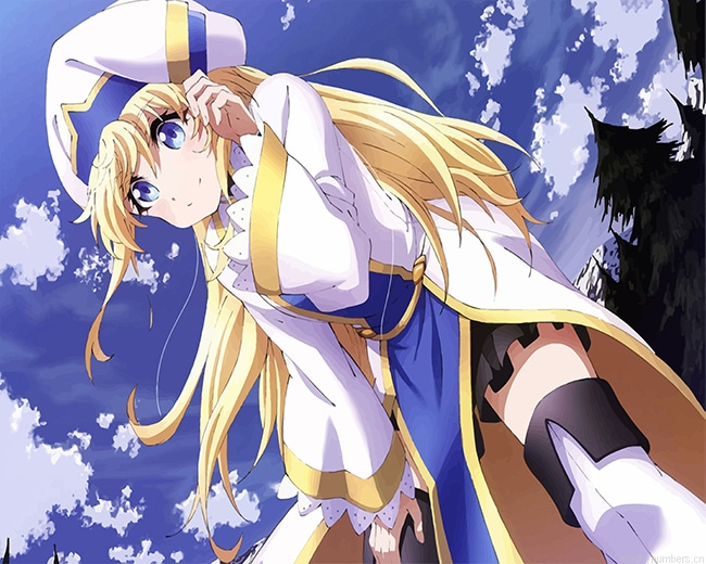 Onna Shinkan Priestess Goblin Slayer Painting By Numberss.png