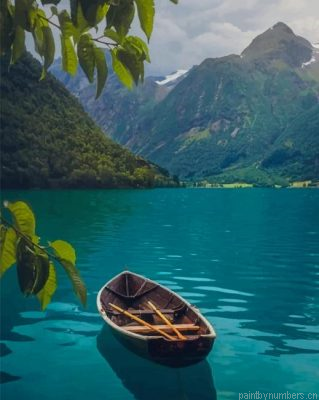 Oppstrynsvatn Lake Norway Painting By Numbers.png