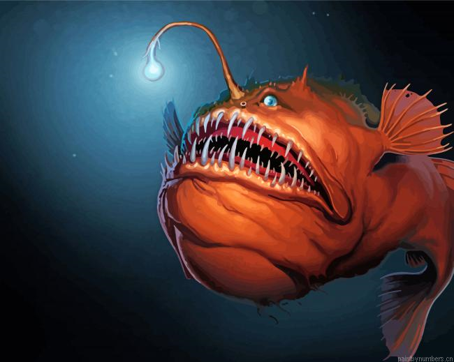 Orange Anglerfish Painting By Numberss.png