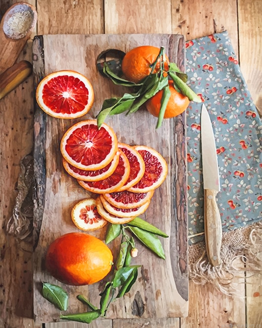 Orange Fruit Still Life Food Painting By Numbers.png