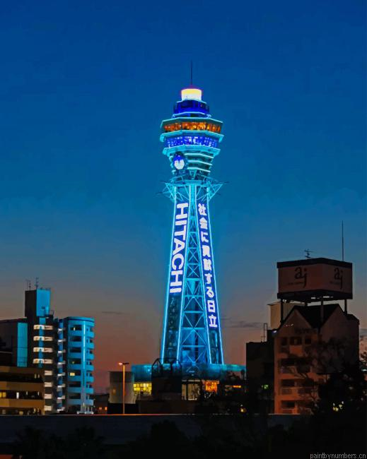 Osaka Japan Cities Painting By Numberss.png