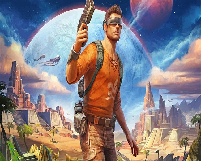 Outcast Second Contact Games Painting By Numberss.png