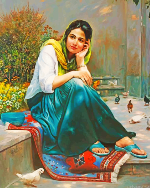 Overthinker Woman Painting By Numbers.png