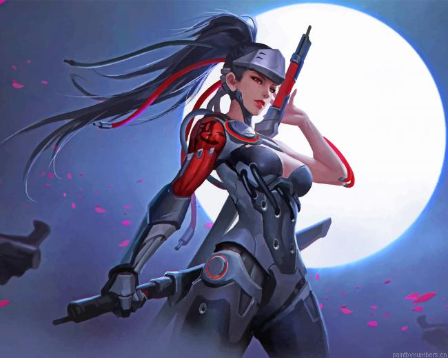 Overwatch Genji Painting By Numberss.png