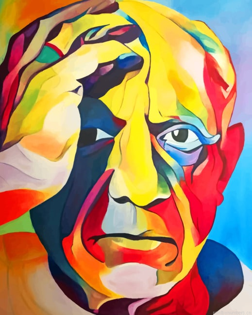 Pablo Picasso Pop Art Painting By Numbers.png