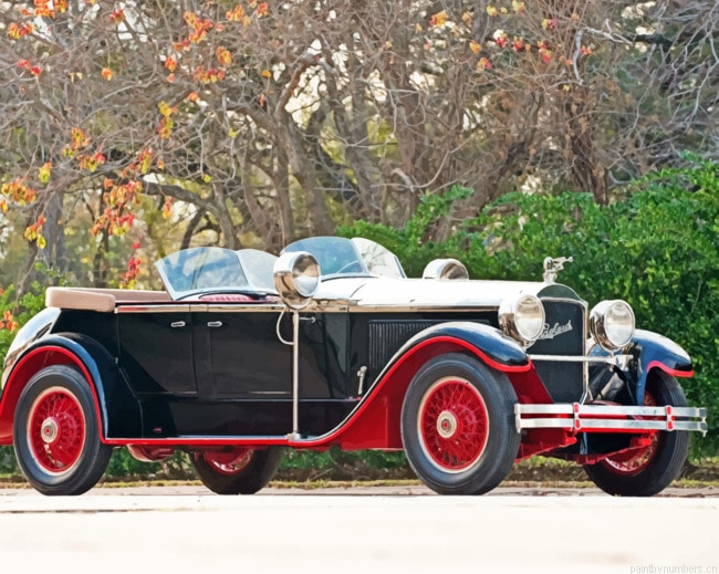 Packard Custom Eight Torpedo Phaeton Cars Painting By Numberss.png