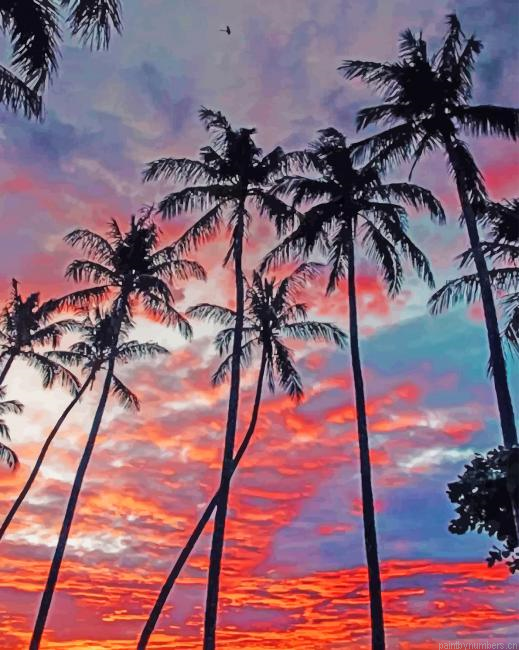 Palms Tree Painting By Numberss.png
