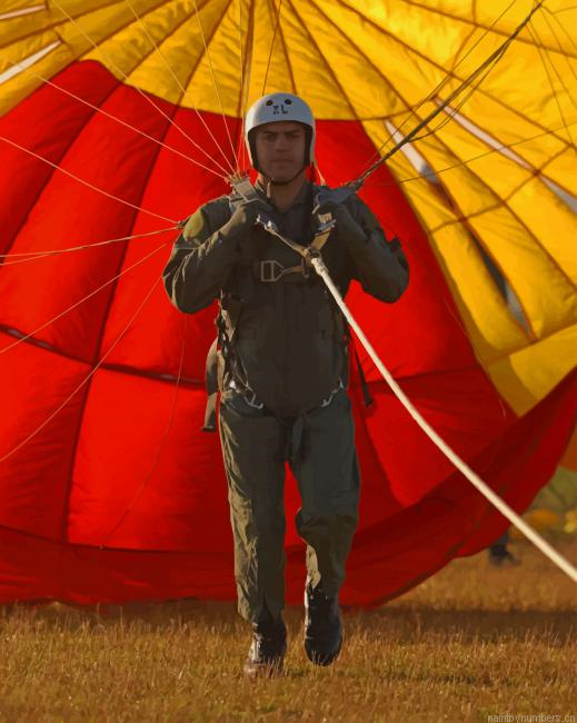 Parachutist Man Painting By Numberss.png