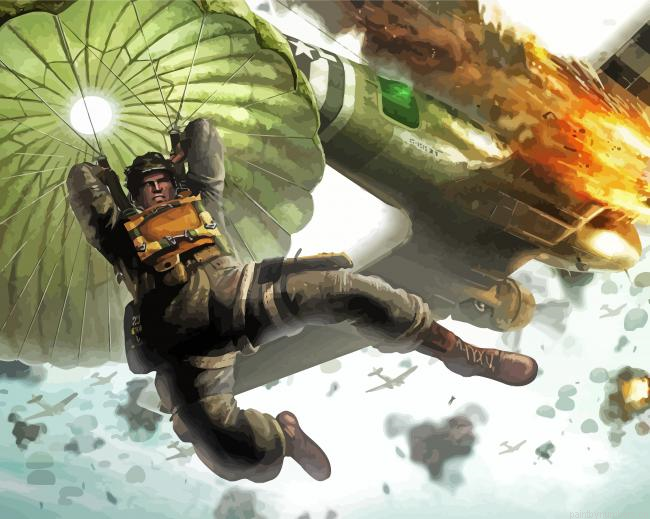 Paratroopers Ww2 Painting By Numberss.png