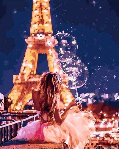 Paris Magical Eiffel Tower Cities Painting By Numbers.png