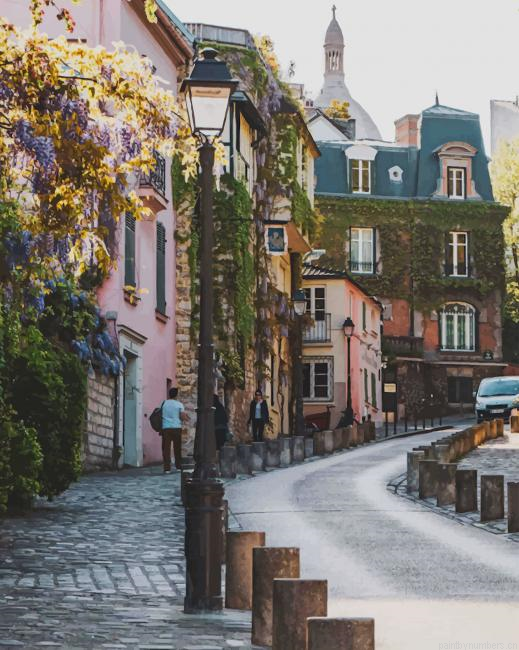 Paris Montmartre Painting By Numbers.png