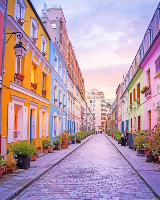 Paris Rue Cremieux Cities Painting By Numberss.png