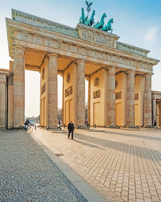 Pariser Platz Berlin Germany Painting By Numberss.png