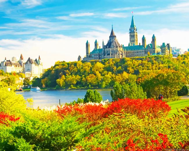 Parliament Hill Ottawa Canada Painting By Numberss.png
