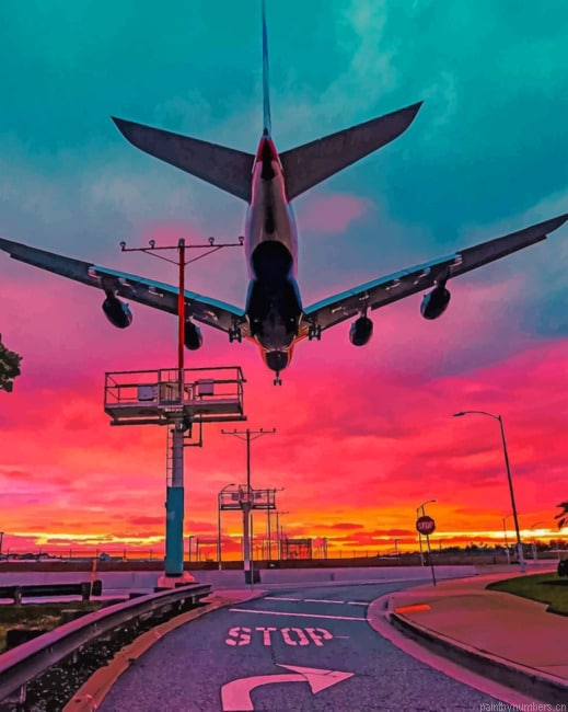 Pastel Airplane Aesthetic Painting By Numbers.png