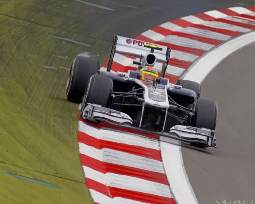Pastor Maldonado Formula One Painting By Numberss.png