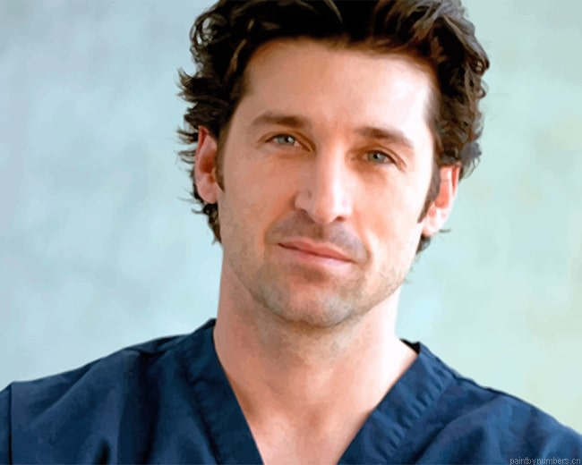 Patrick Dempsey Grey Anatomy Derek Shepherd Painting By Numbers.png