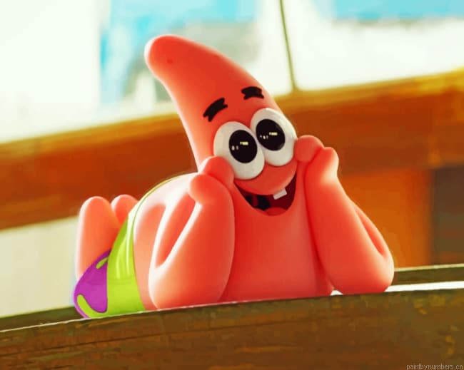 Patrick Star Cartoons Painting By Numberss.png