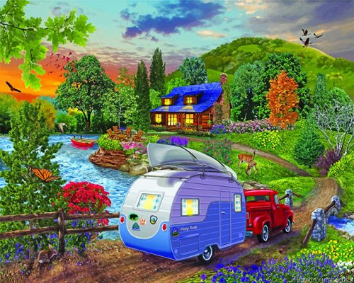 Peaceful Landscape Painting By Numbers.png