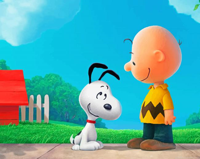 Peanuts Charlie Brown And Snoopy Painting By Numbers.png