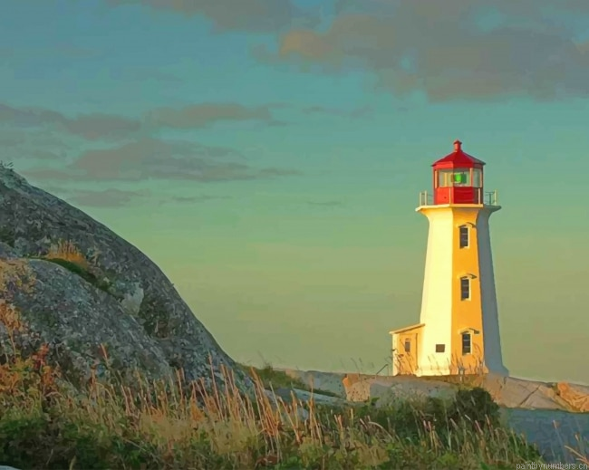 Peggys Cove Lighthouse Painting By Numbers.png