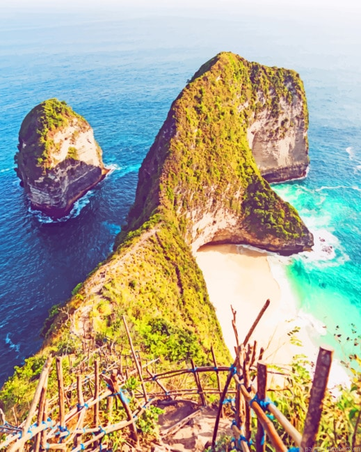 Penida Island Bay Seascapes Painting By Numberss.png