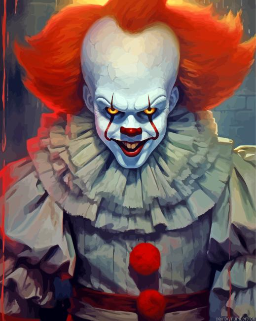 Pennywise Clown Painting By Numberss.png