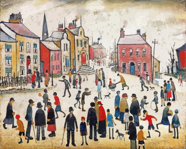 People Standing About Painting By Numberss.png