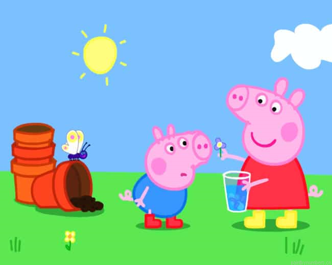 Peppa Pig Cartoons Painting By Numbers.png