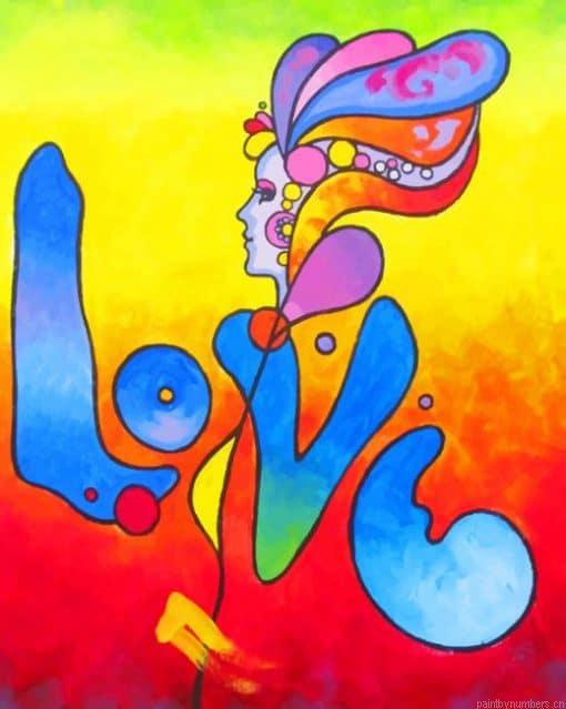 Peter Max Love Draw New Painting By Numberss.png