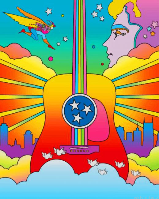 Peter Max Music City Painting By Numberss.png