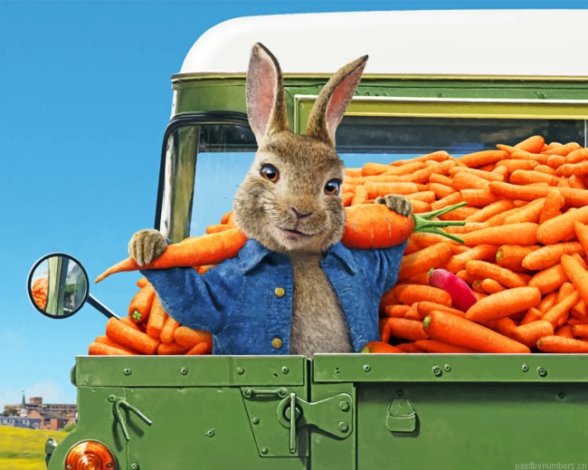 Peter Rabbit And The Carrot Truck Movies Painting By Numbers.png