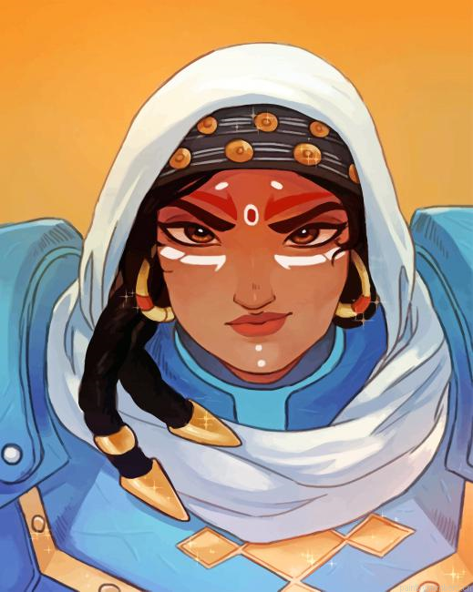 Pharah Bedouin Overwatch Painting By Numberss.png