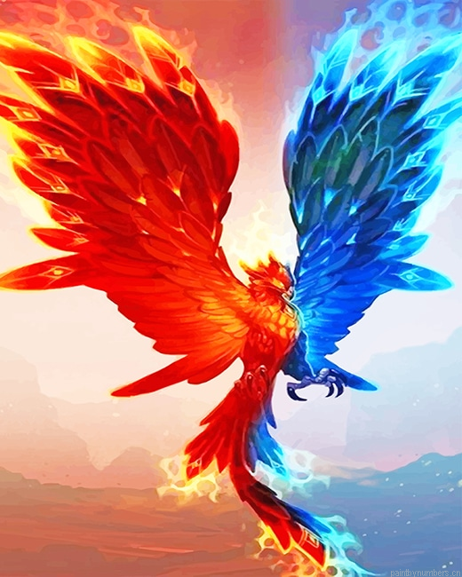 Phoenix Rising From Ashes Painting By Numberss.png