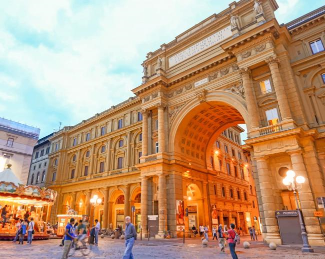 Piazza Della Repubblica Cities Painting By Numbers.png