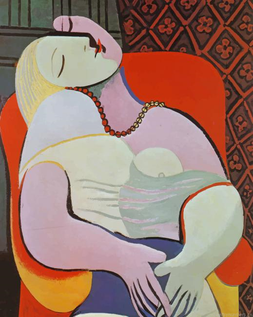 Picasso Woman In Chair Painting By Numberss.png