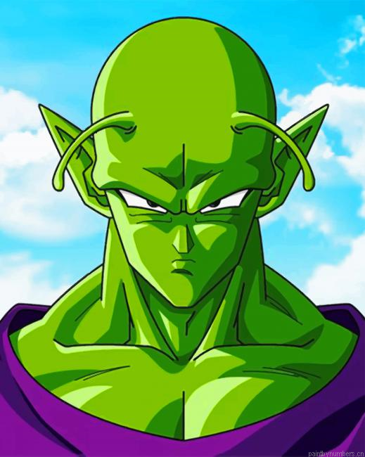 Piccolo Dragon Ball Painting By Numberss.png