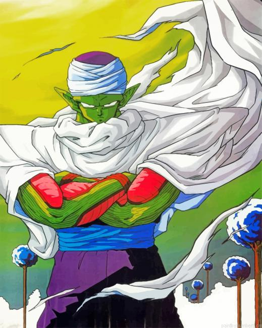 Piccolo Dragon Ball Z Painting By Numberss.png