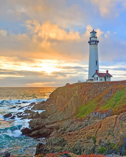 Pigeon Point Lighthouse Painting By Numberss.png