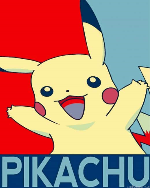 Pikachu Illustration Painting By Numberss.png