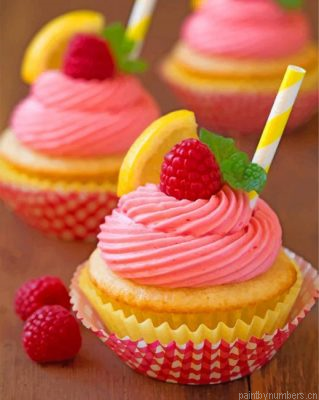 Pink Cupcakes Painting By Numbers.png