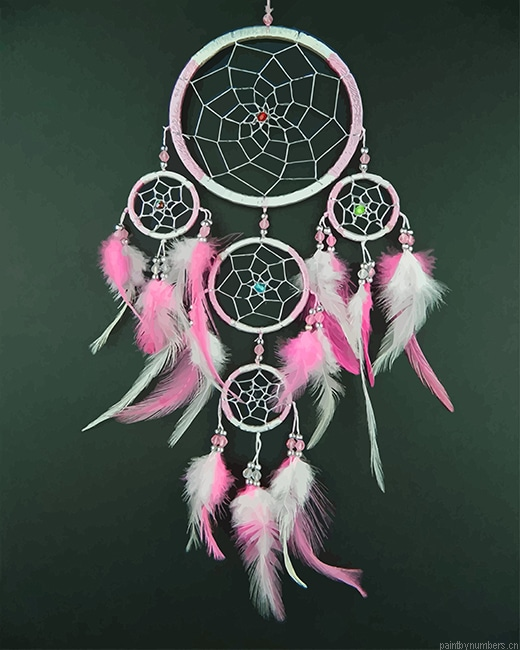 Pink Dream Catcher Painting By Numbers.png