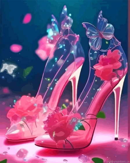 Pink High Heels Painting By Numberss.png